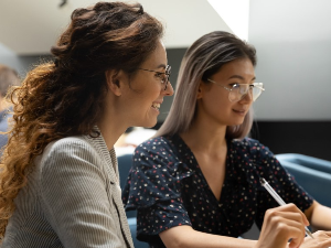 Collaborating in front of a computer screen