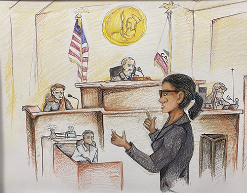 Winning Courtroom Artist